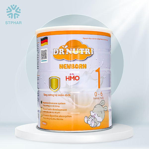 Sữa bột dinh dưỡng sơ sinh Dr Nutri Newborn 900g ( 0 – 6 tháng)